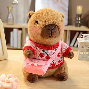 Amazon.com: HACHIMI 2 Capybara Plush with 13 pcs Clothes